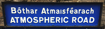 Atmospheric Road sign, Dalkey