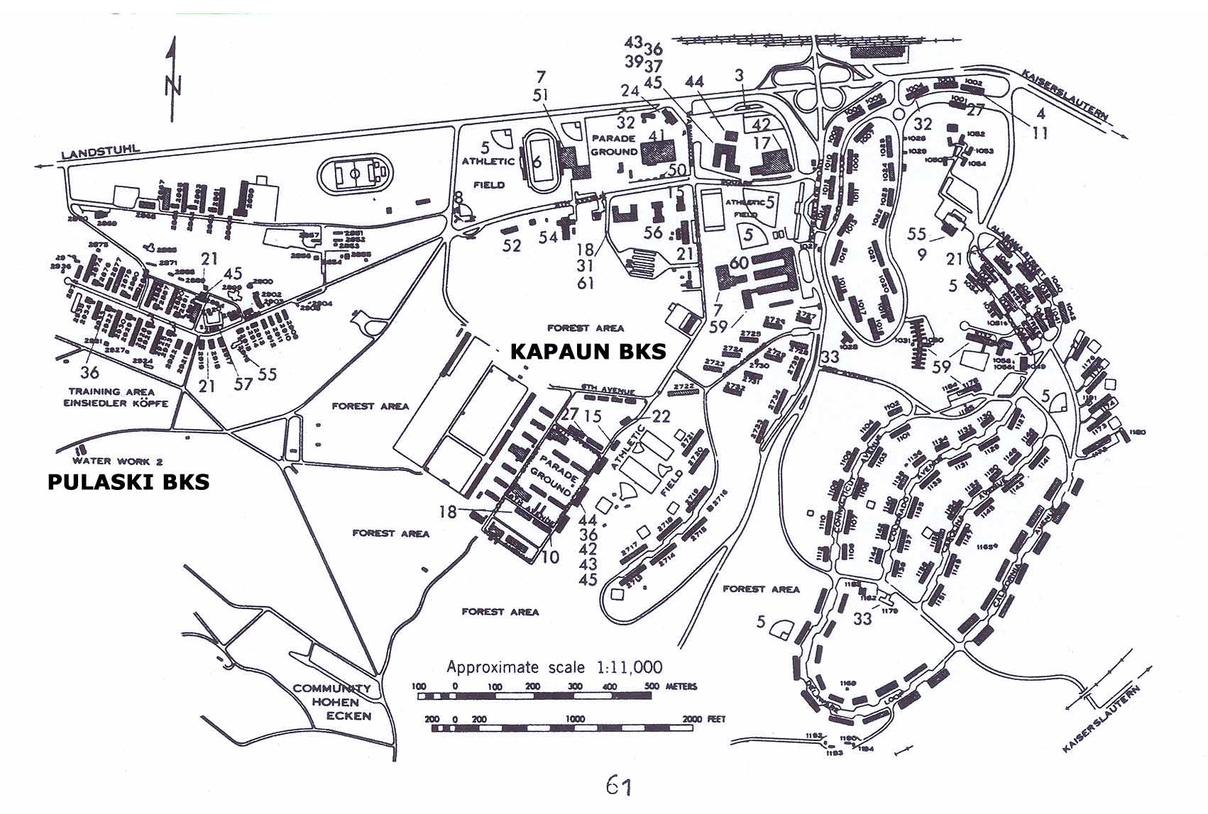 Kapaun Barracks Map