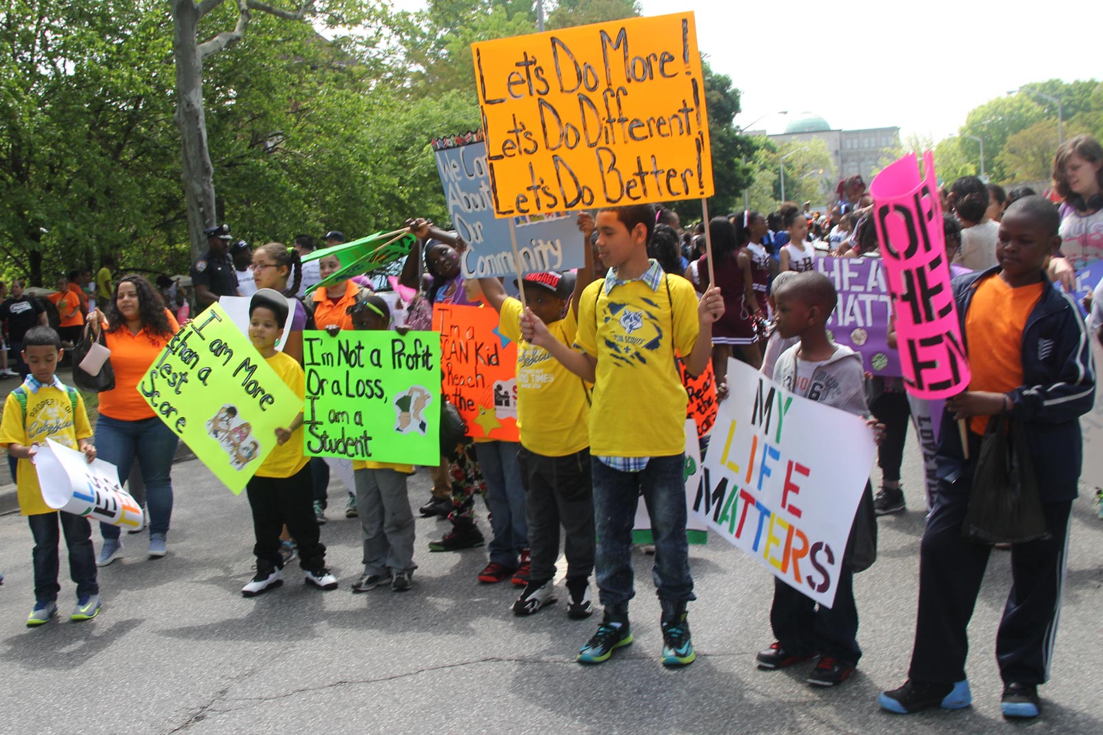 Bronx Day Parade 2015 Photo 15 The staging area