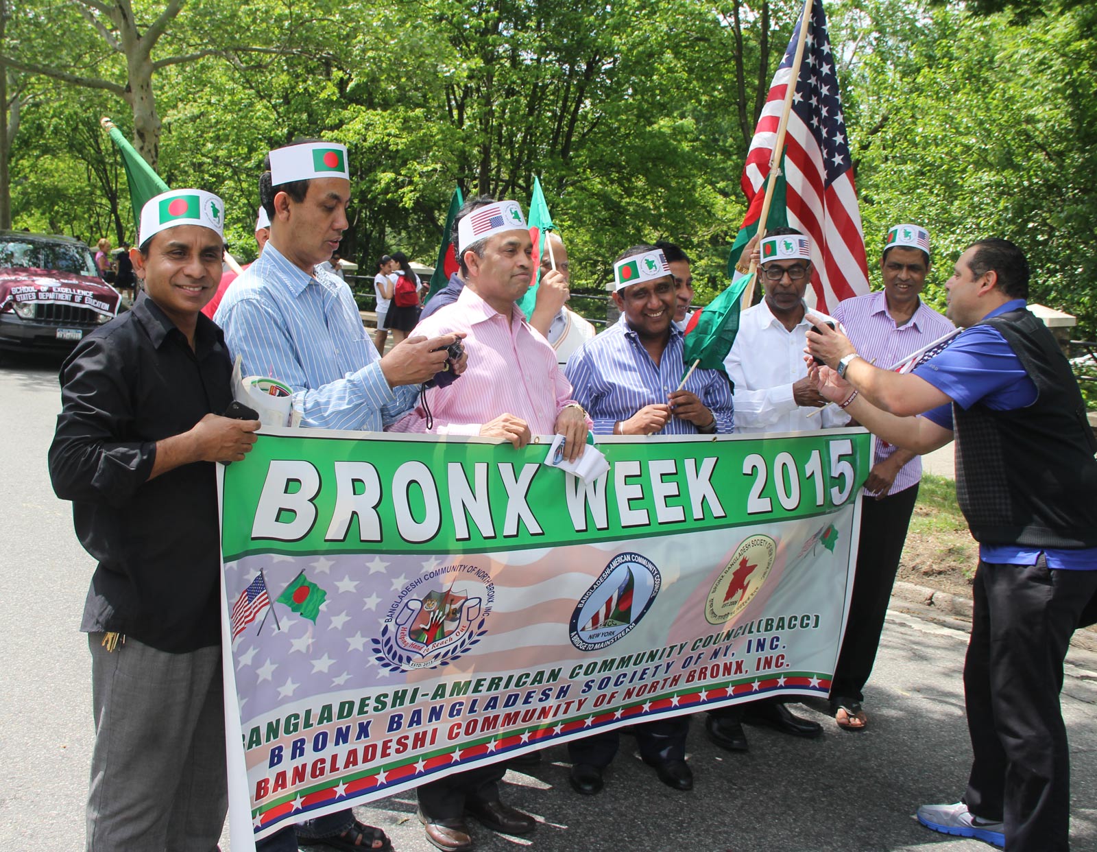 Bronx Day Parade 2015 Photo 29 The staging area