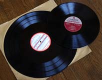 AFN record and an ordinary LP