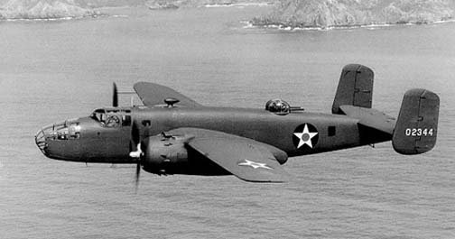 North American B-25 Mitchell medium bomber