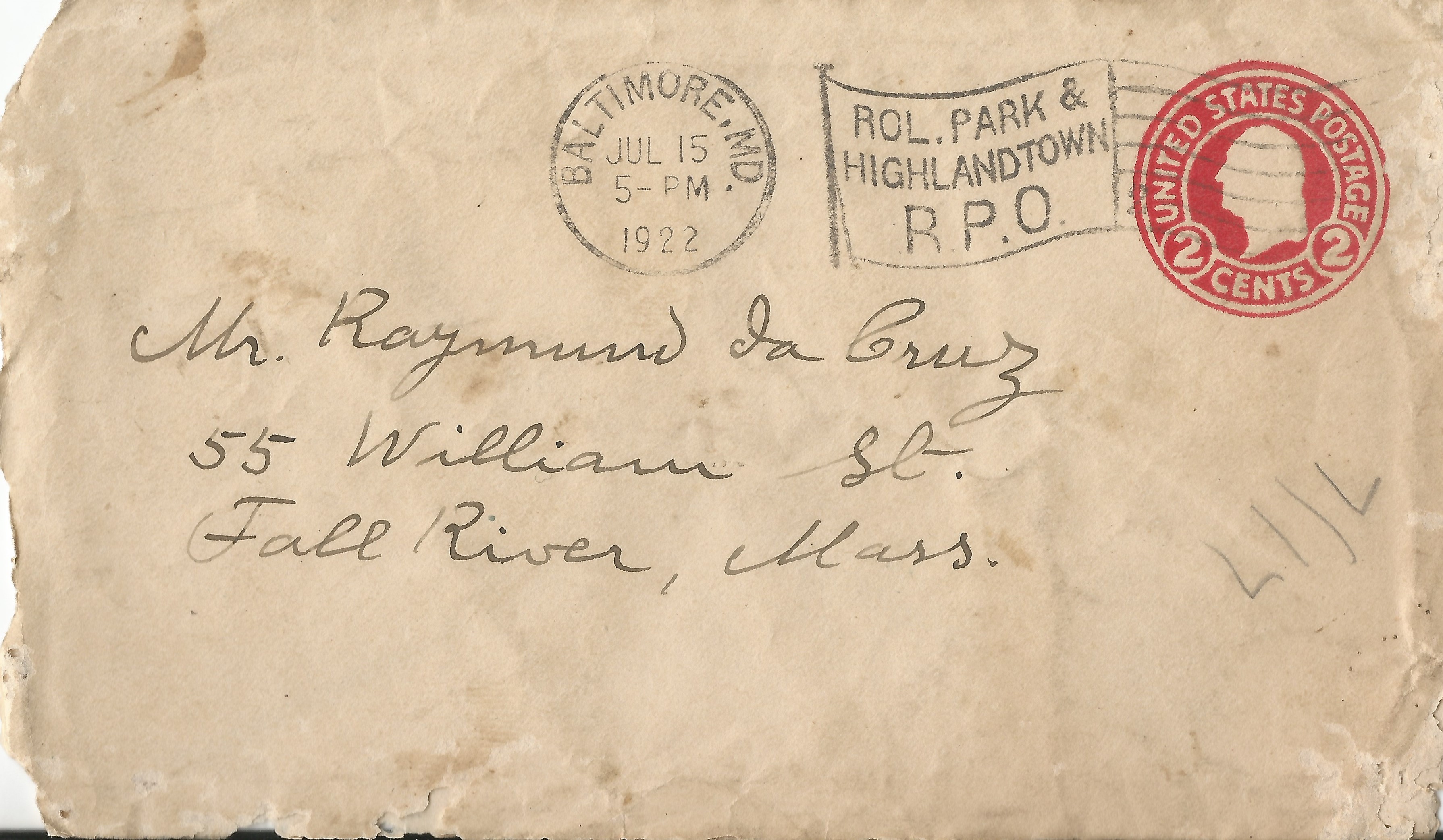 1922 letter