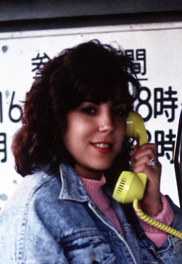 Chris in Japan 1987