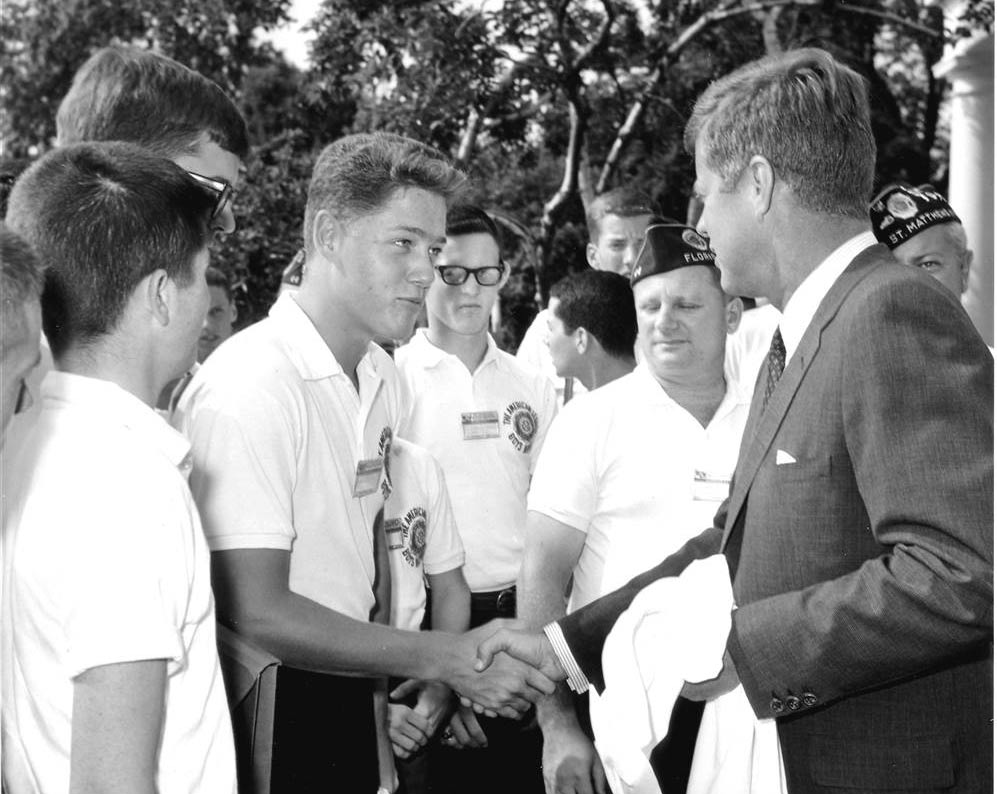 Clinton meets Kennedy