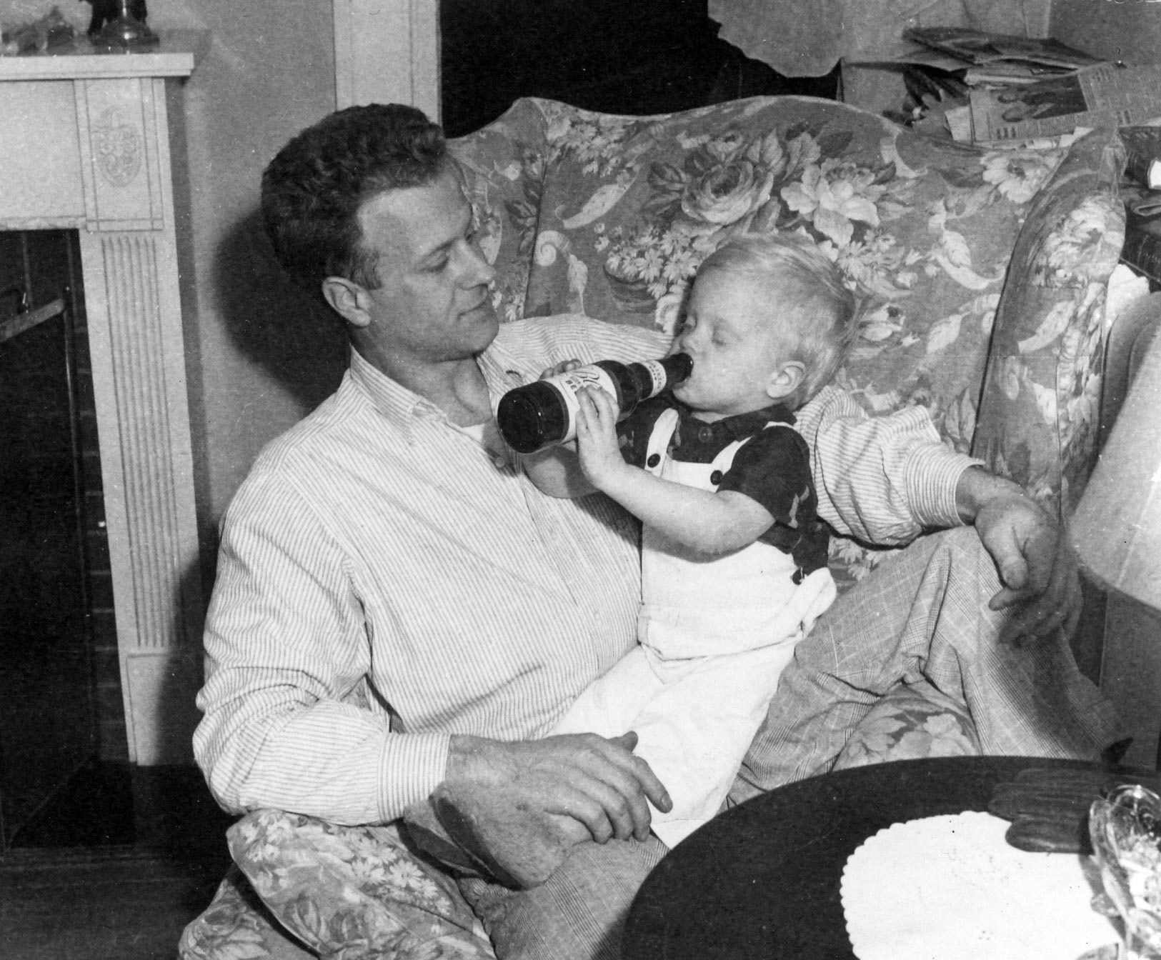 Dad and me 1946