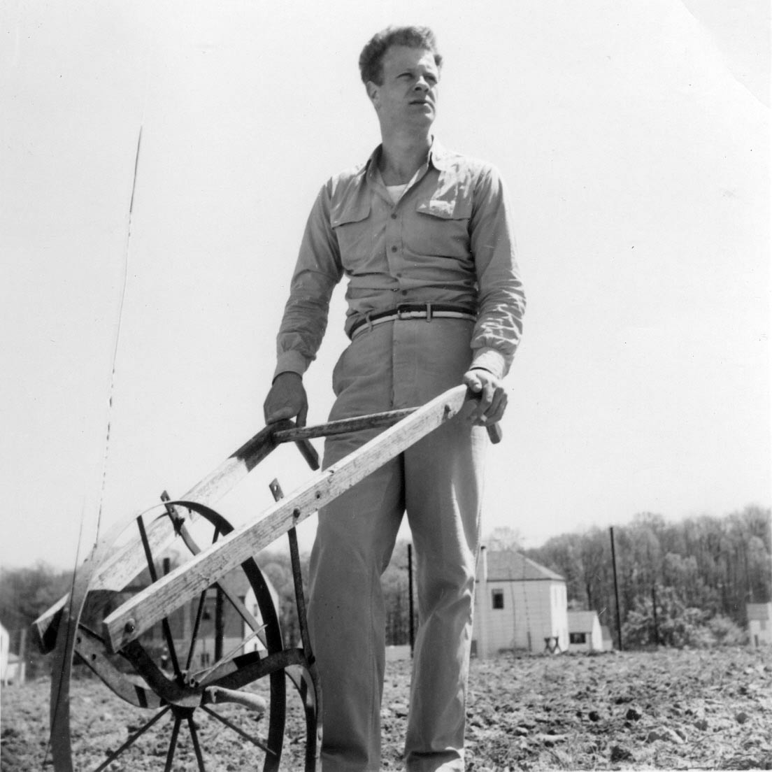 Dad plowing 1947
