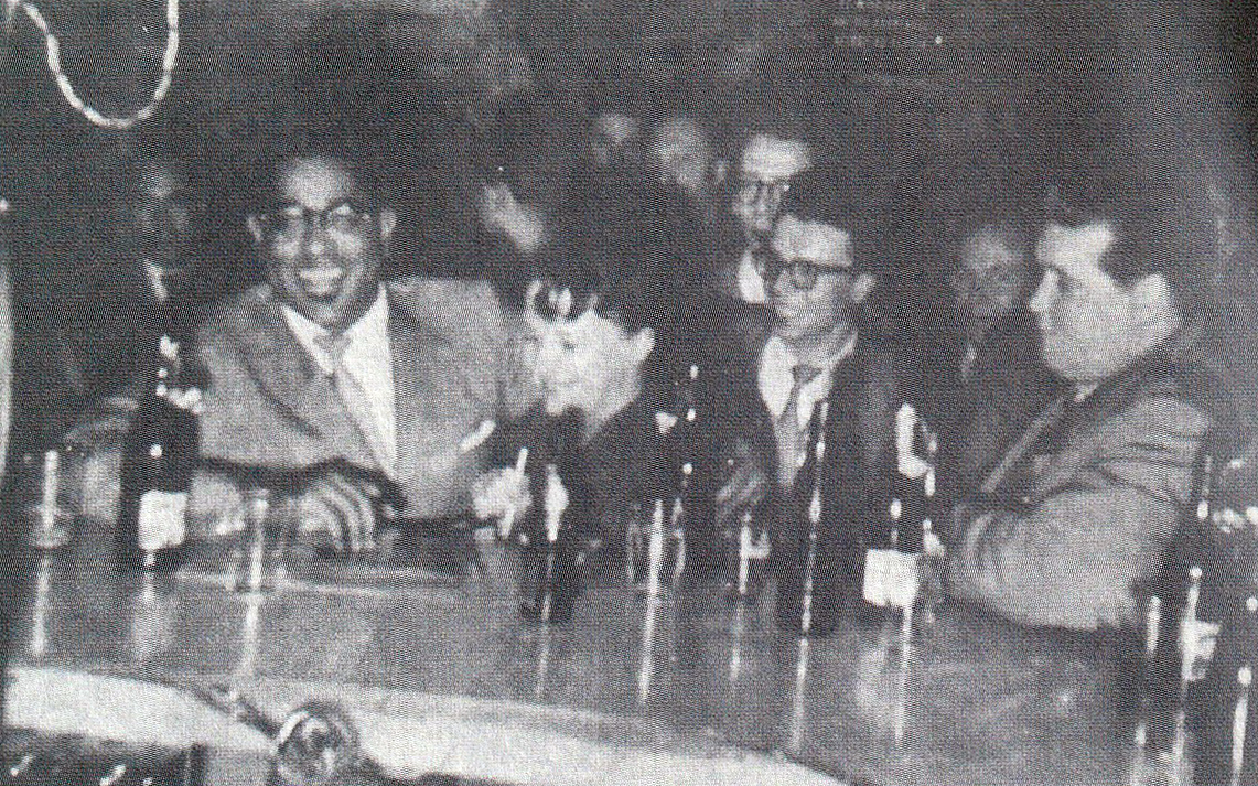 Jutta Hipp with Dizzy Gillespie at the Jazzkeller, mid-late 1950s