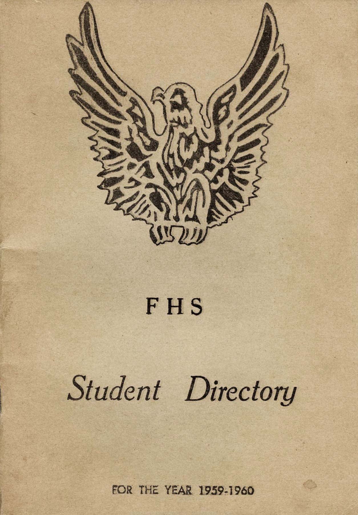 FHS phone directory cover