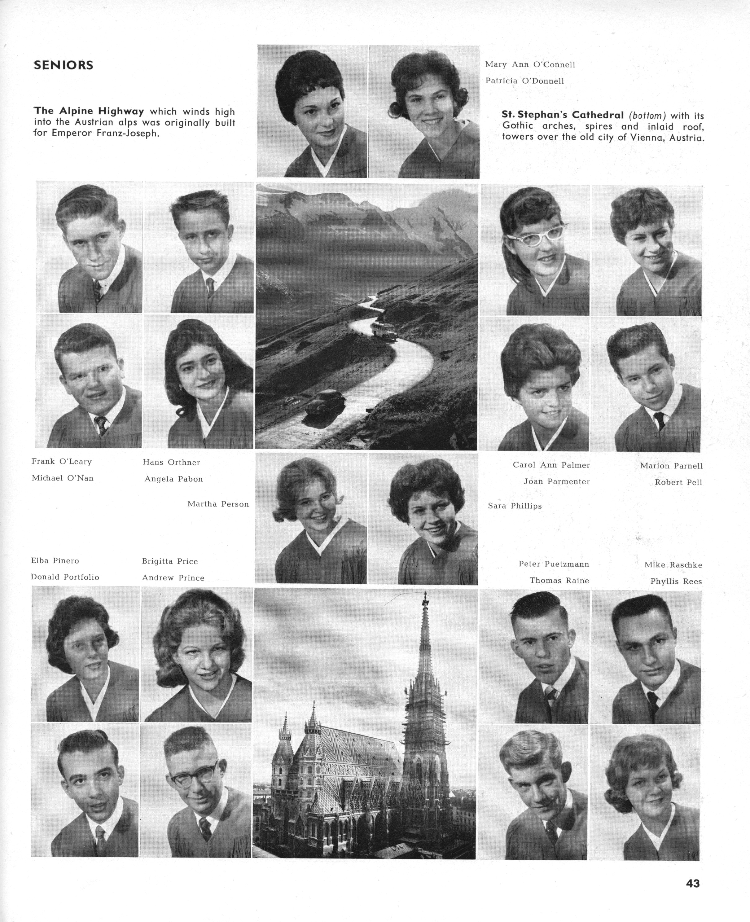 FHS Yearbook 196061 Photo 53 Seniors Class of 1961