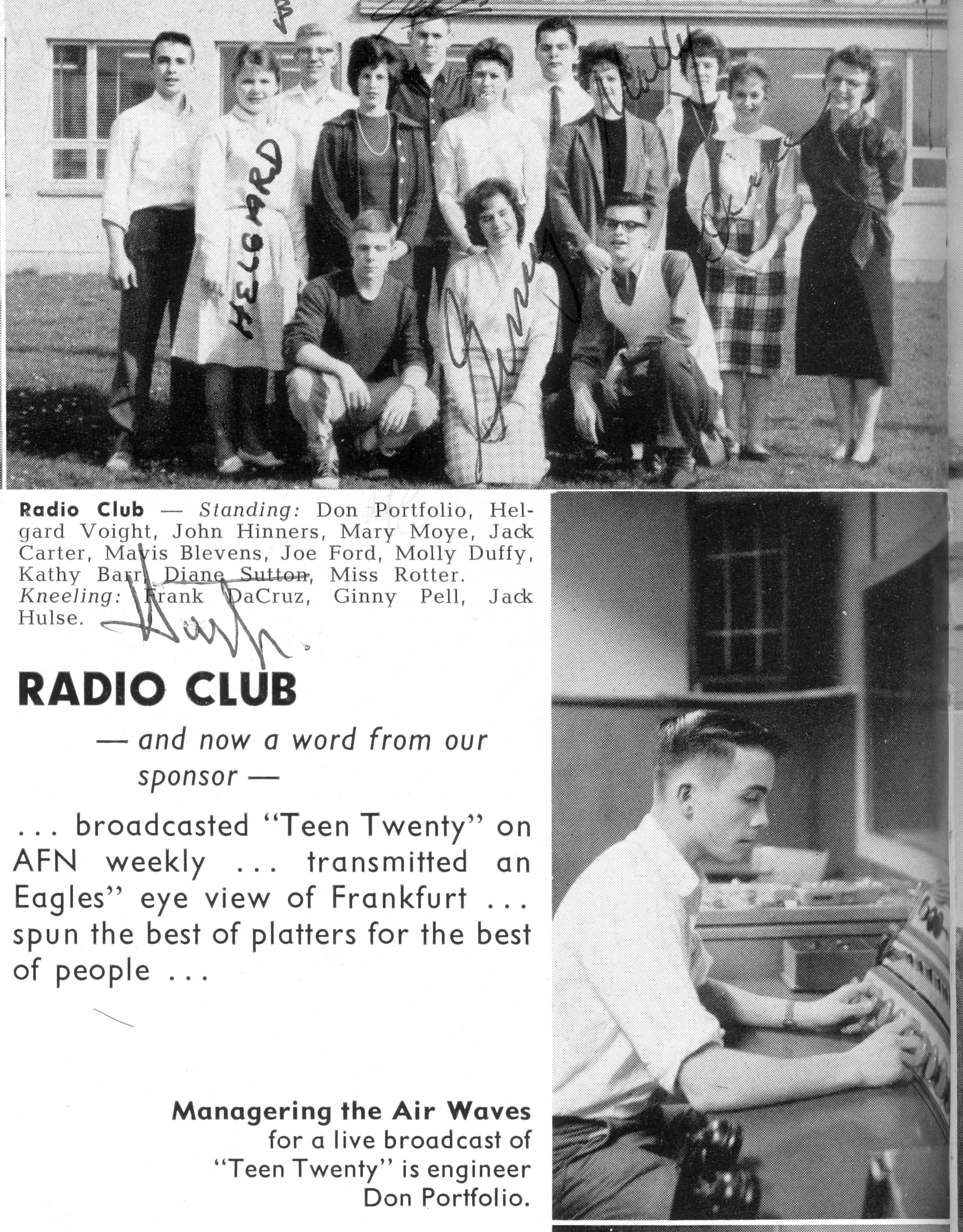 1960-61 Radio Club