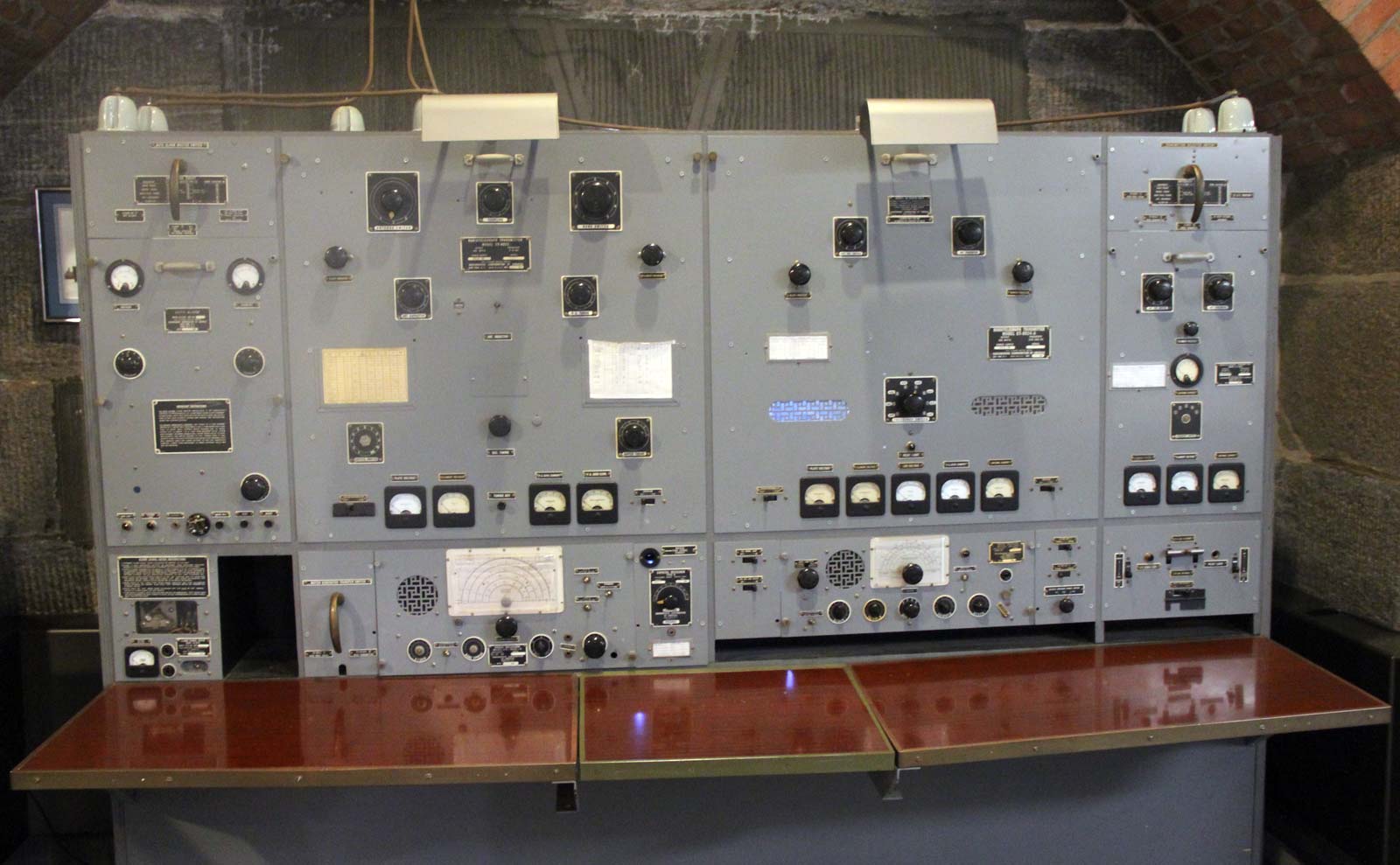 WWII Navy Radiotelegraph console