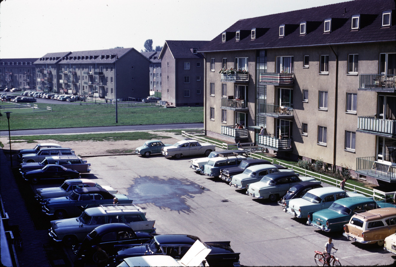 The Platenstraße housing area 1960