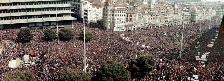 Demonstration in Porto May Day 1974