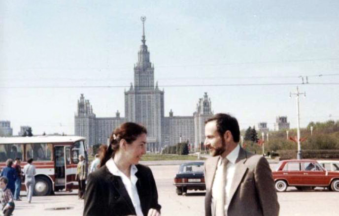 Raimundo in Moscow with interpreter 1982