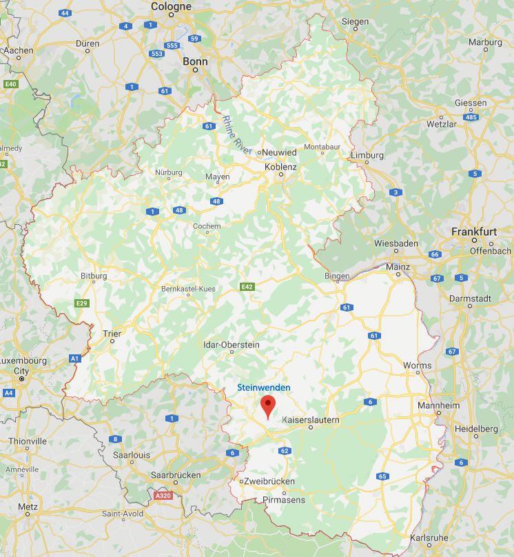 Rheinland map