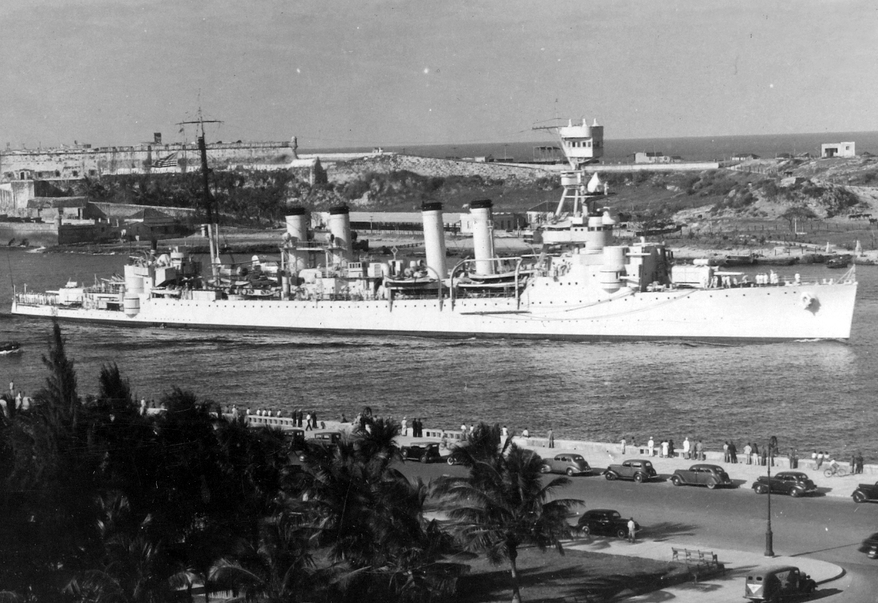 USS Omaha in Havana Bay