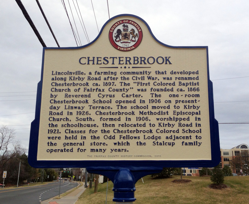 Chesterbrook Historical Marker