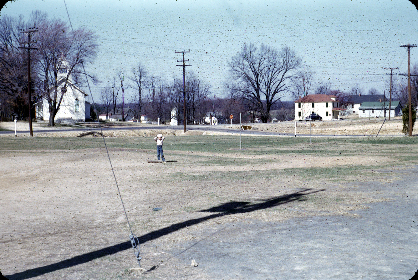 View from Chesterbrook school 1952