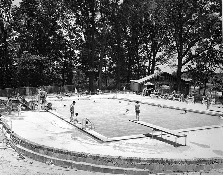 Chesterbrook Pool 1955
