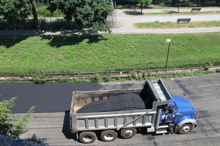 Reservoir Oval Repaving Photo #9