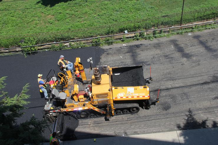 Reservoir Oval Repaving Photo #11