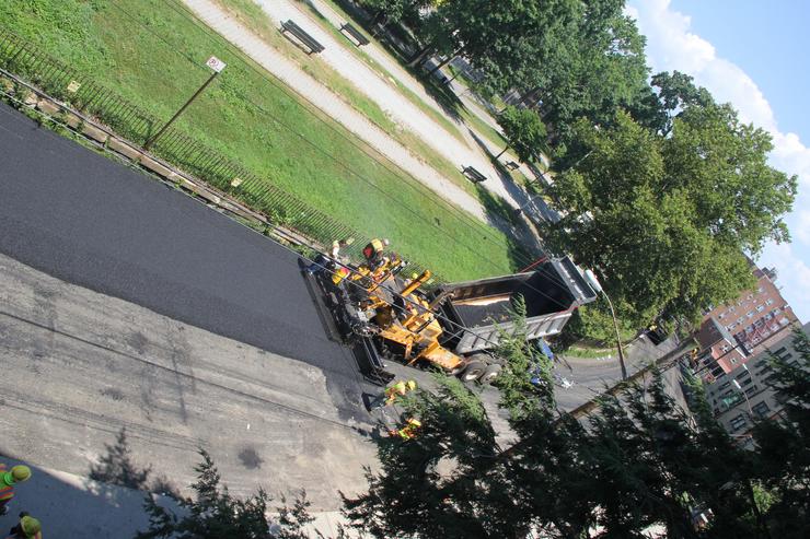 Reservoir Oval Repaving Photo #14