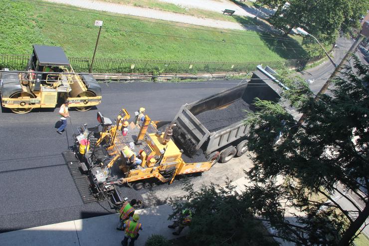 Reservoir Oval Repaving Photo #15