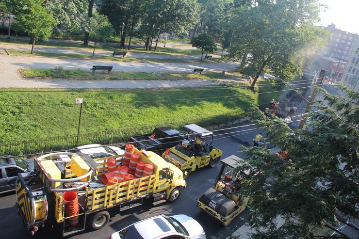 Reservoir Oval Repaving Photo #17