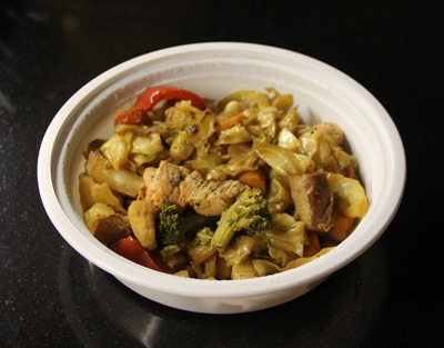 Saut�ed cabbage dish