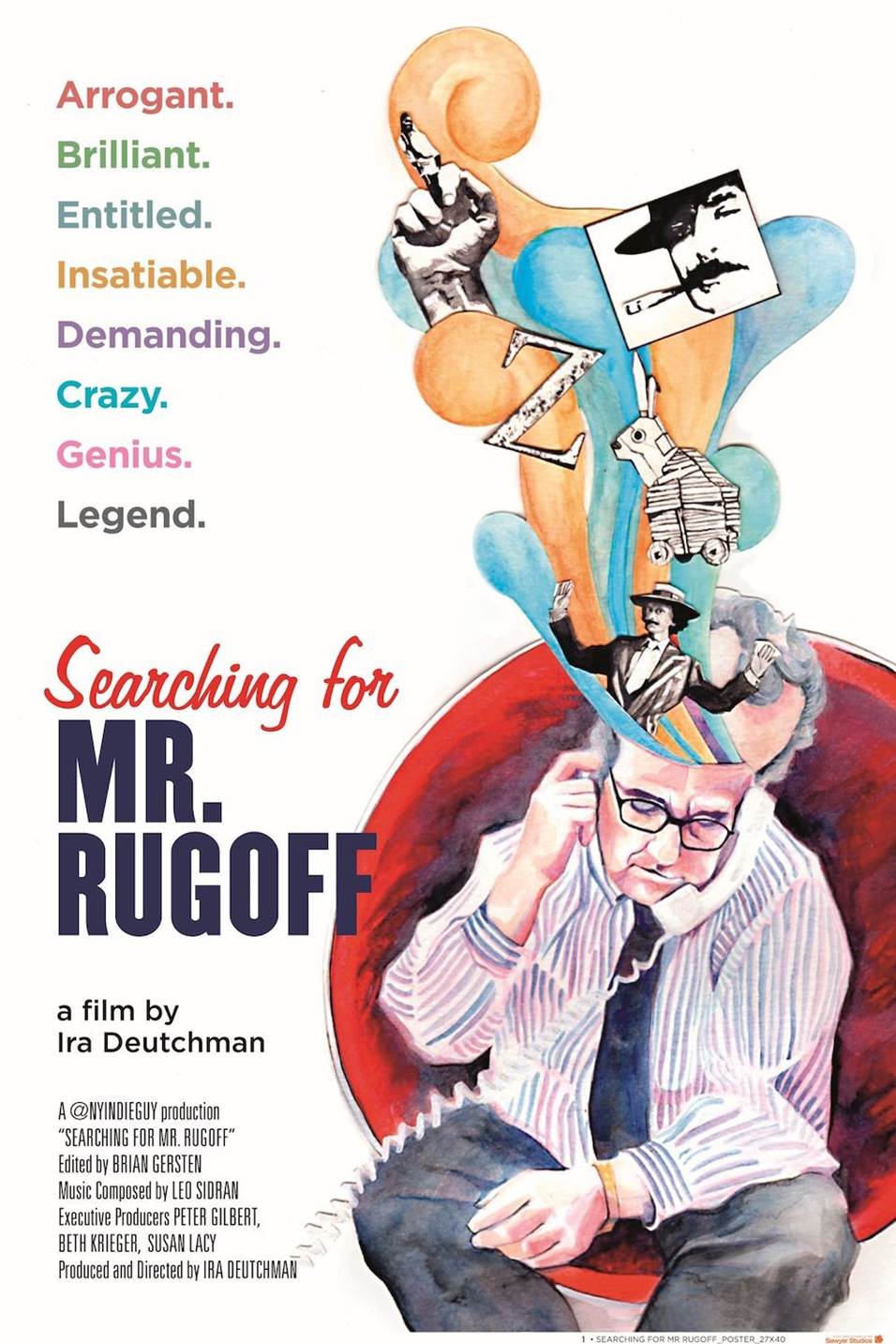 Movie poster for 'Searching for Mr. Rugoff'