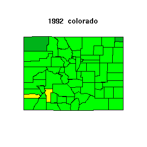 colorado map 1992