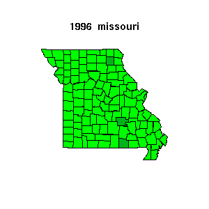 missouri map 1996