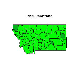 montana map 1992
