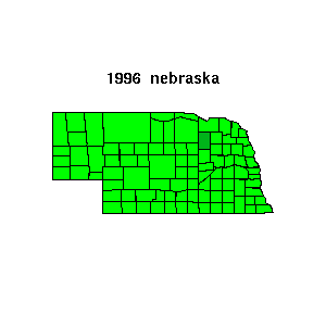 nebraska map 1996