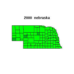 nebraska map 2000