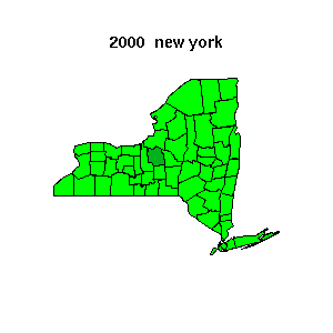 newyork map 2000