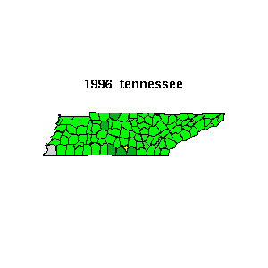 tennessee map 1996