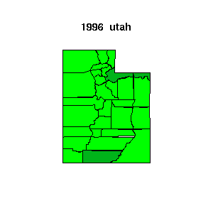 utah map 1996