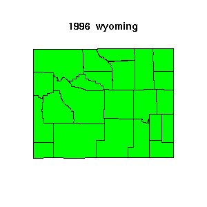 wyoming map 1996