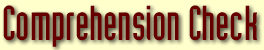 Comprehension Check