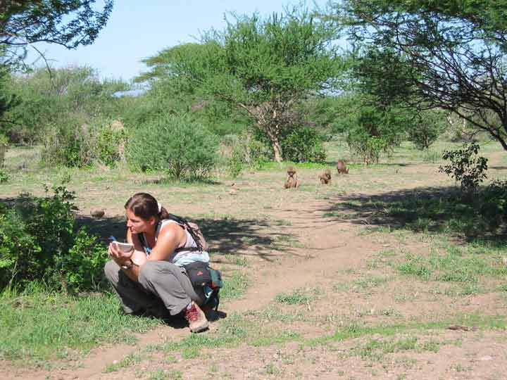 Larissa Observing in the Field