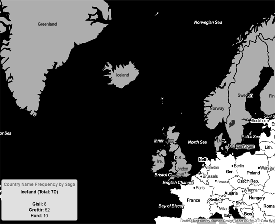 Map of Country Names, image (c) Mary Catherine Kinniburgh