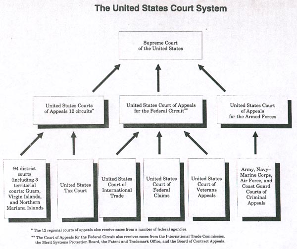 Us Federal Court System Chart