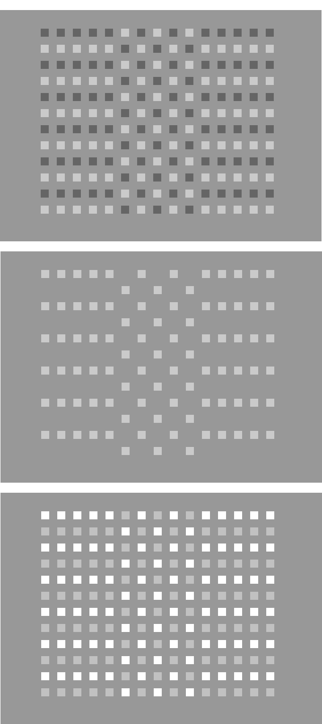examples stimuli constant difference series