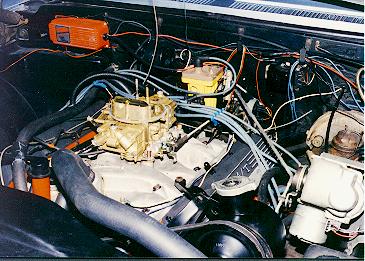 66 Olds 425 Engine Installed (rebuild 2)