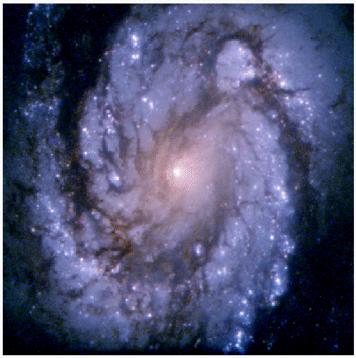 Spiral Galaxy M100.
