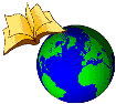 Picture of a book orbiting the world