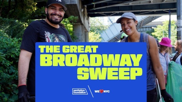 Columbia Joins the Great Broadway Sweep to Help Clean Up the ‘World’s Most Famous Street’
