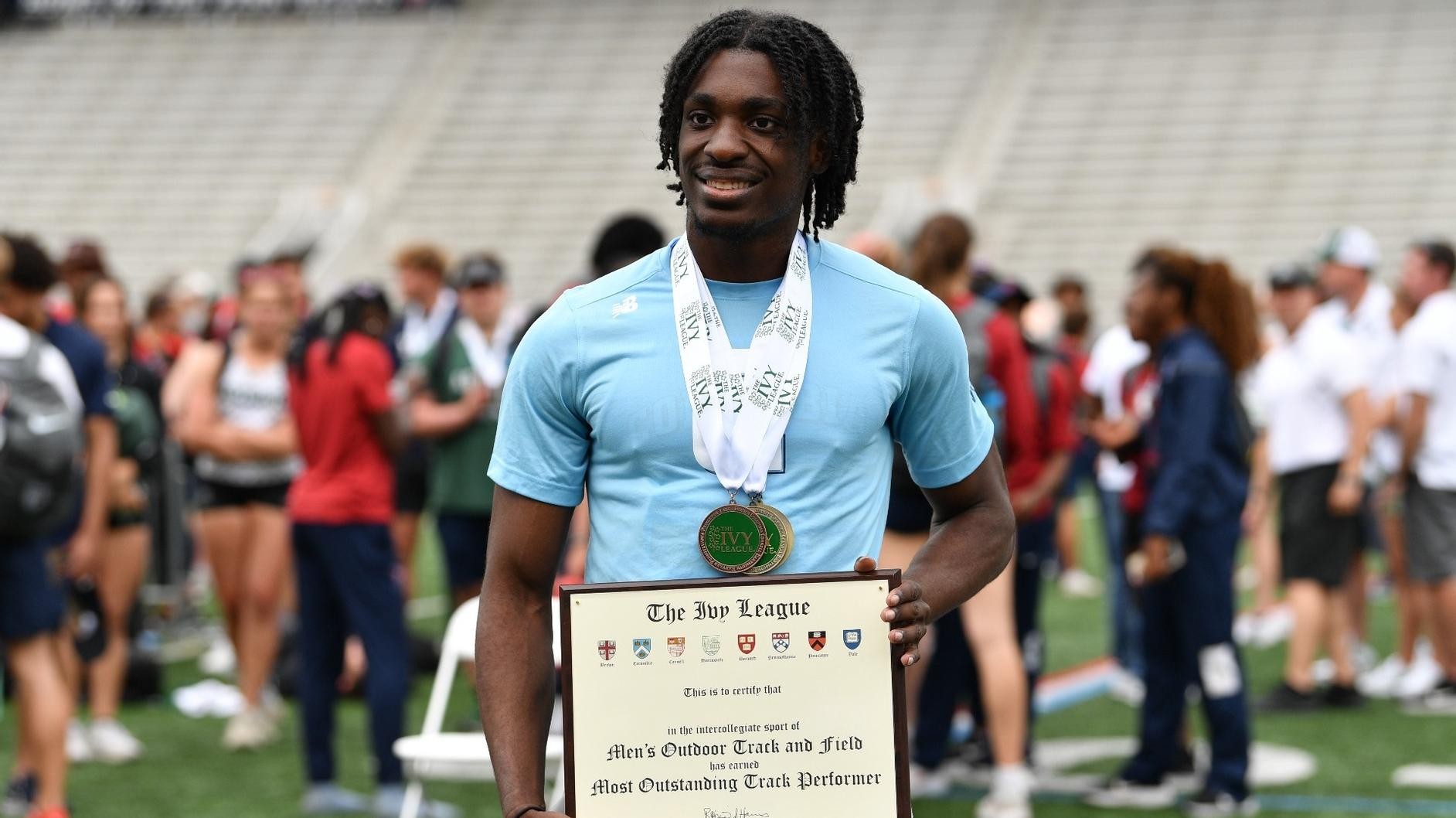 Chris Balthazar Named Men's Most Outstanding Track Performer at Outdoor Heps
